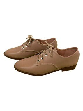 Shanyu Women Oxford Shoes, US 8, Khaki